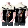 Groot Hugs Hennessy Wine 3D Printed Polo Shirt