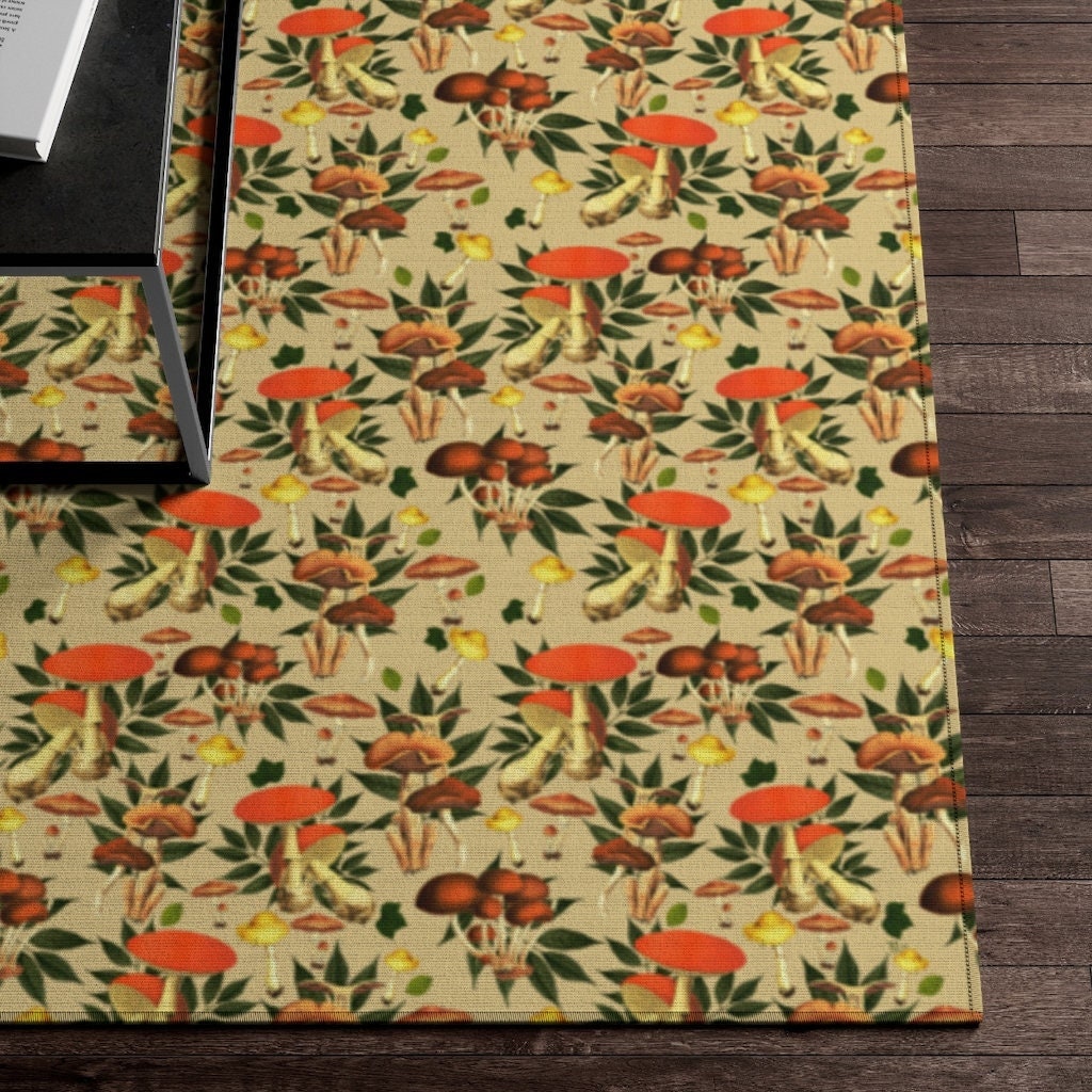Groovy 70s Style Personalized Retro Rug with Non-Slip Floor Mat for Living Room or Apartment - Image 2