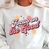 Groovy Christian T-Shirt with Vintage Design And Focus On The Good Mood