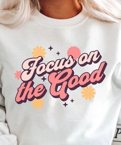 Groovy Christian T-Shirt with Vintage Design And Focus On The Good Mood