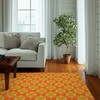 Groovy Mid Century Modern Rug for Bedroom and Living Room Decor with 70s Rugs for Living Room