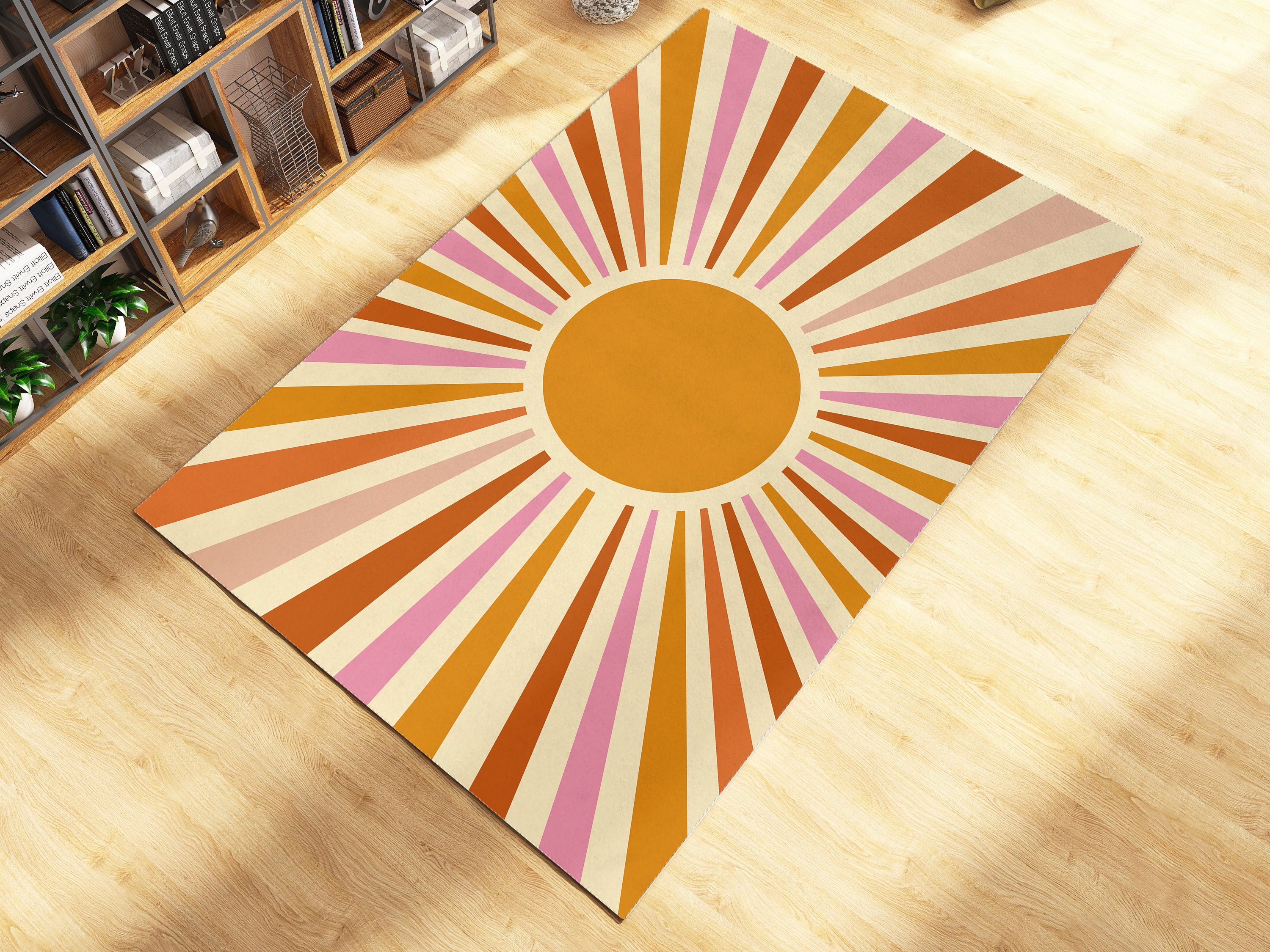 Groovy Personalized Area Rug for Chic Living Room or Bedroom Decoration - Image 4