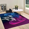 HD Printing Gamer Area Rug with Gamepad Design for Boys and Girls Room