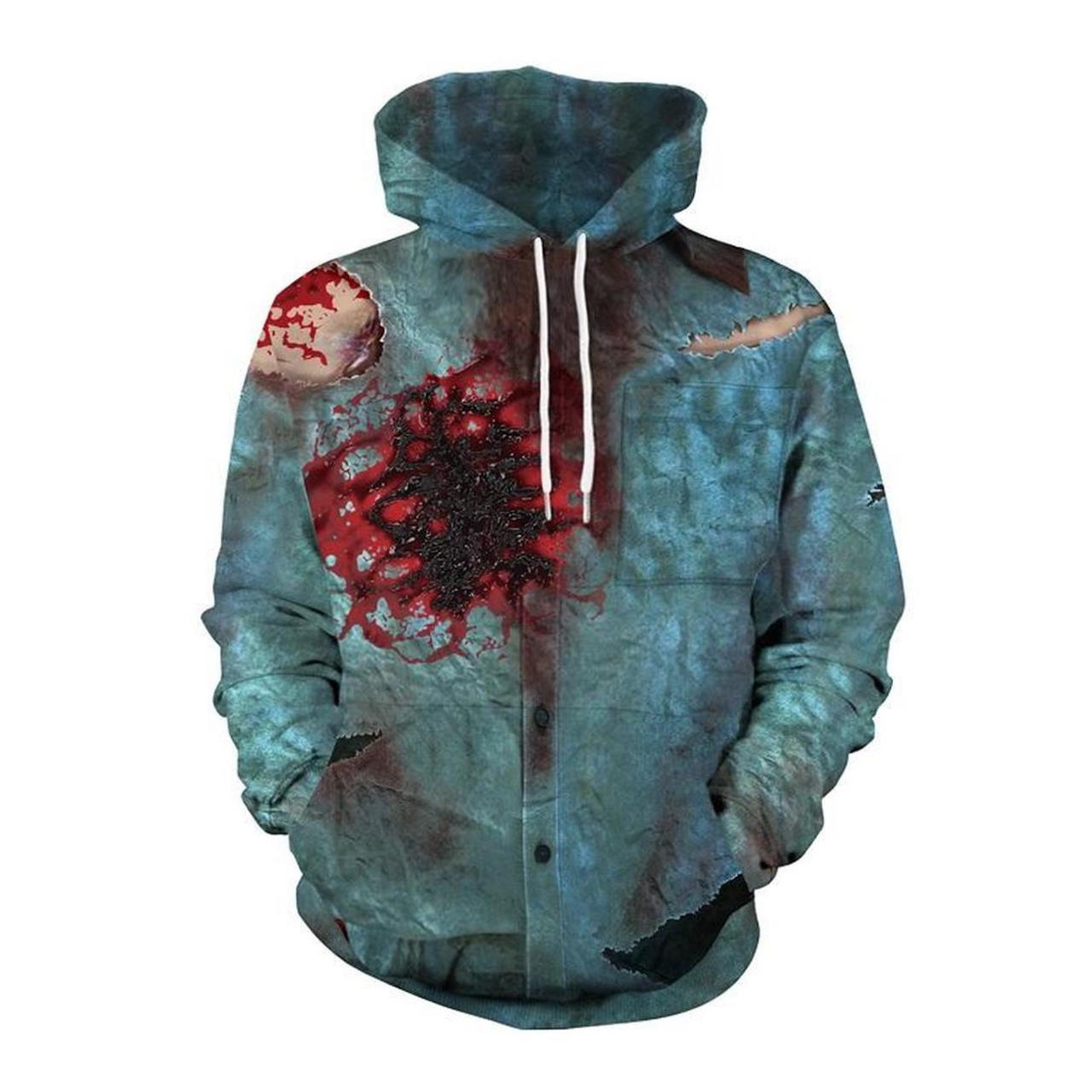 Halloween Blood Shoot Print All Over Print 3D Hoodie