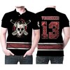 Halloween Killer Fans Will Love This Friday the 13th Jason Voorhees #13 Polo Shirt in All Over Print
