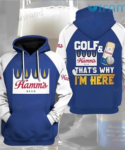 Hamms Beer Golf And Hamm That Why I’m Here All Over Print 3D Hoodie Gift For Beer Lovers