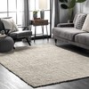 Handwoven Solid Jute Off-white Area Rug - Achieving a Perfect Balance of Style and Durability for Your Home Decor