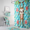 Hanging Sloth Shower Curtain with Playful Bathroom Decor