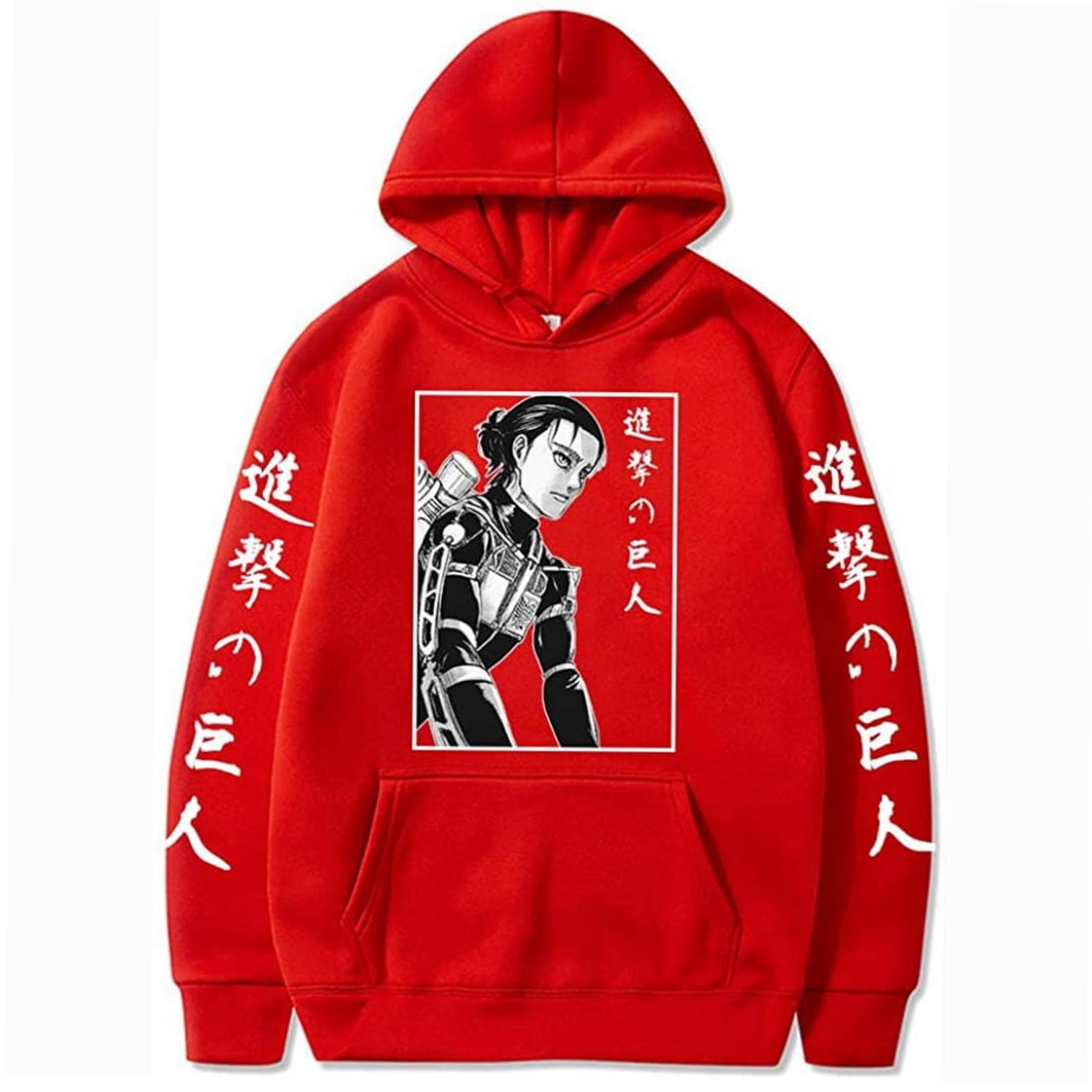 Harajuku Tracksuit 3D Hoodie 3D Eren Yeager of Attack on Titan - Image 2