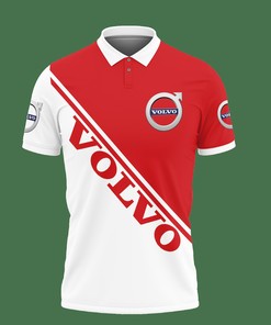 Have a bold style with the 3D Printed Volvo VTH-NH Polo Shirt Ver 1 (Red) and personalized polo t-shirt design.