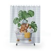 Have some fun in the bathroom with this Cute Bear Shower Curtain