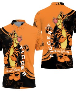 Have some fun with Tigger Winnie The Pooh 3D All Over Print Polo Shirt in Personalized Style