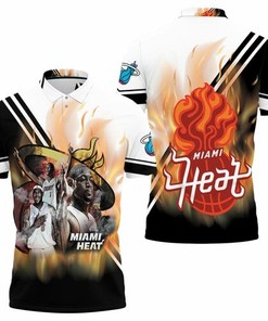 Heat Fans, Show your Love for the Big Three with this Dwyane Wade Allover 3D Print Polo Shirt