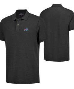 Heather Charcoal Stretch Pique Polo with All Over Print Shirt and T-Shirt design: Versatile style.