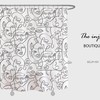 Heavy Duty Polyester Abstract Face Shower Curtain, Modern Home Bathroom Decor, Customizable 72 x 72 Inches