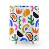Henri Matisse Abstract Art Shower Curtain with Flower Design
