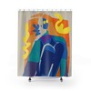 Henri Matisse Bath Shower Curtain Abstract Art Print with Modern Design for Contemporary Bathroom Decor