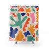 Henri Matisse Inspired Abstract Shower Curtain Art Print for Contemporary Bathroom Decor and Housewarming Gift