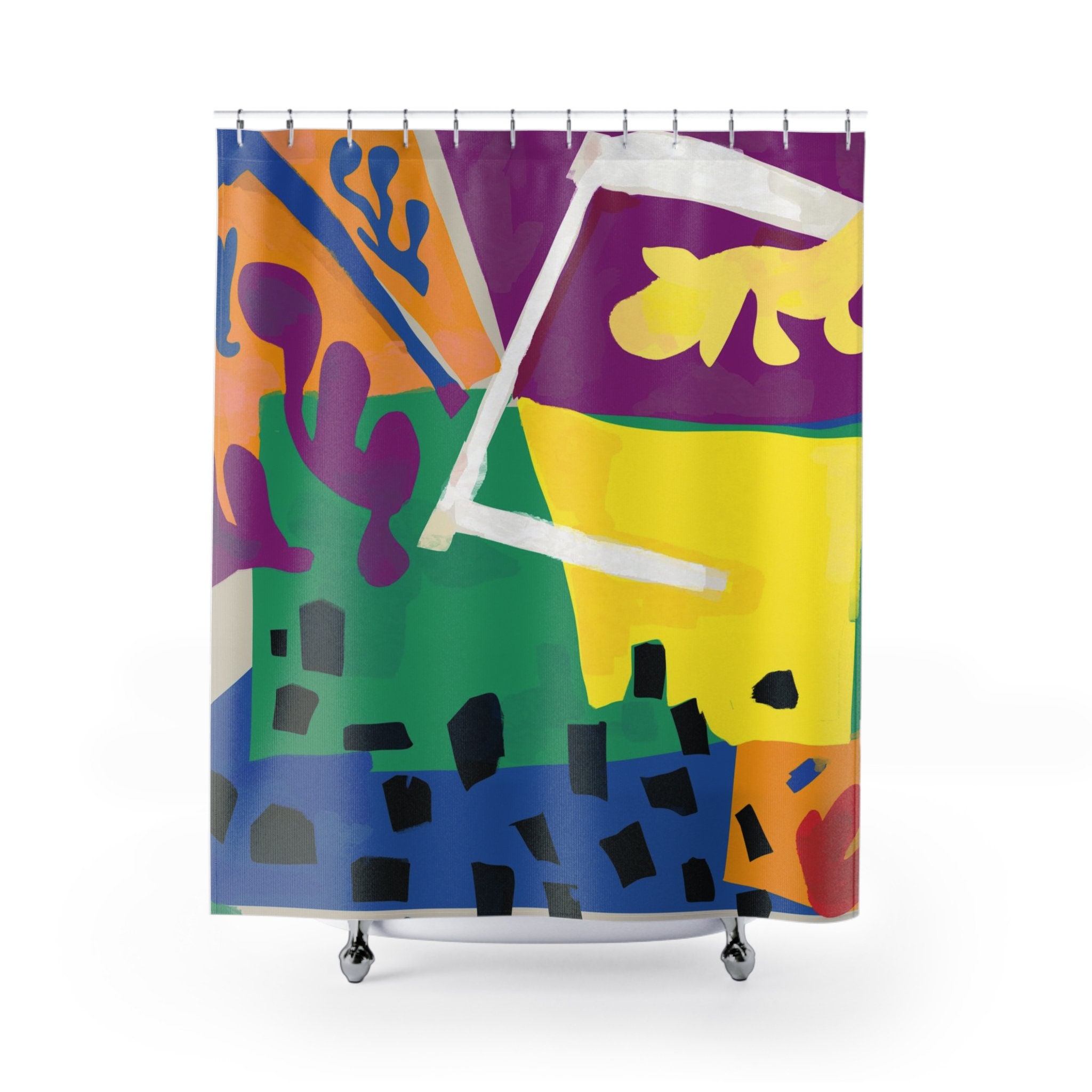 Henri Matisse Shower Curtain Modern Art Print for Contemporary Bathroom Decor and Housewarming Gift