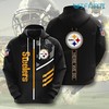 Here We Go Black - Pittsburgh Steelers 3D All Over Print Hoodie