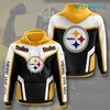 Here We Go Color Block - Steelers All Over Print Hoodie
