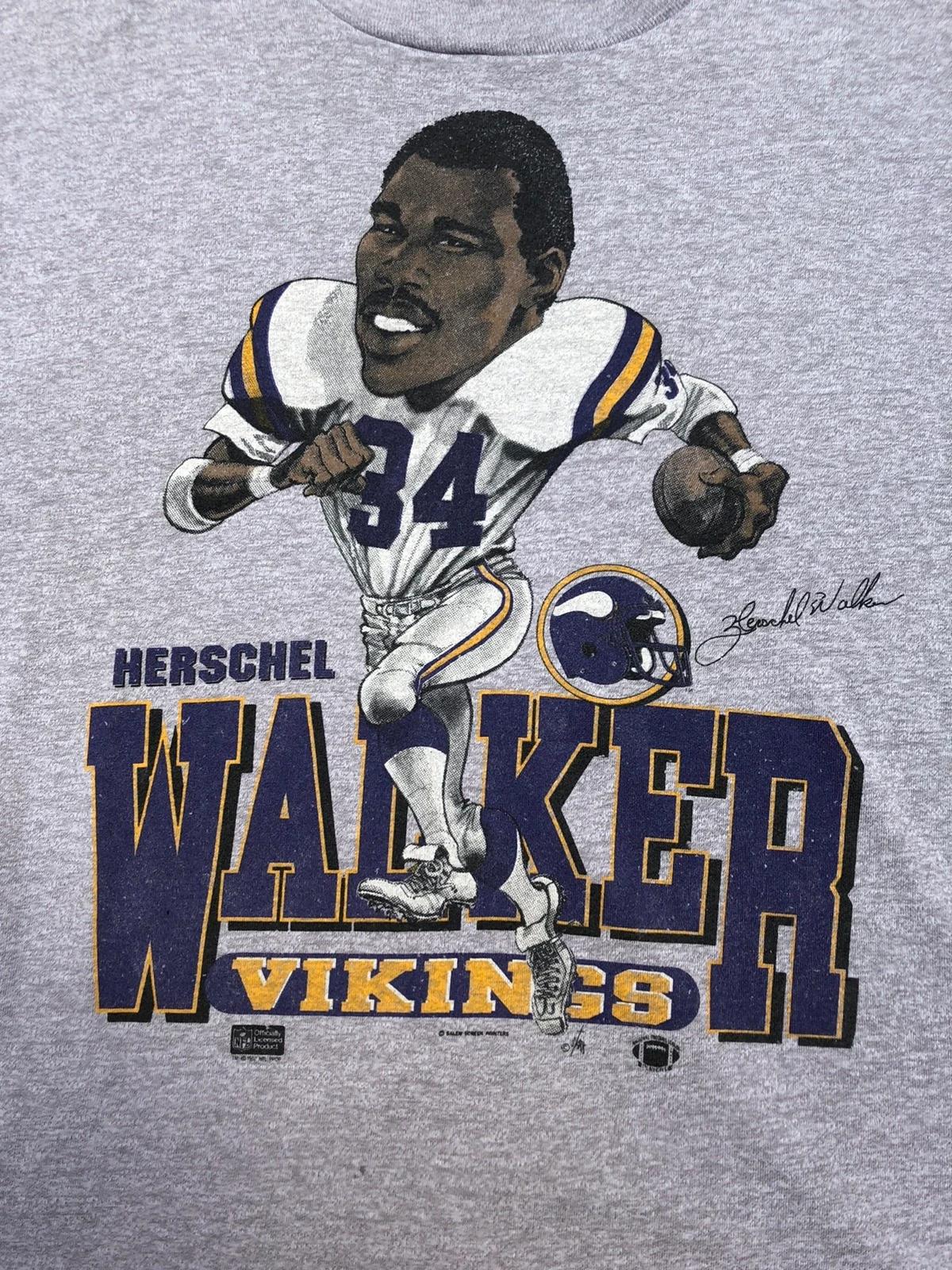 Herschel Walker Minnesota Vikings Sweatshirt T-shirt Ideal Gift for NFL Fans - Image 2