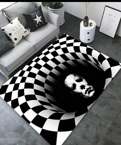 High-Density White Marble Area Rug: A Sophisticated and Elegant Choice for Your Home