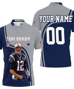 Highlight Tom Brady's Career with Personalized Polo T-shirt