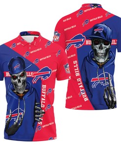 Hip Hop Skull 3D Jersey Polo Shirt with Athleisure Style: Elevate your game day outfit.