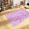Hippie Personalized Area Rug for Boho Chic Living Room or Bedroom Decor