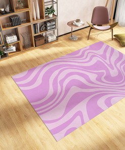 Hippie Personalized Area Rug for Boho Chic Living Room or Bedroom Decor