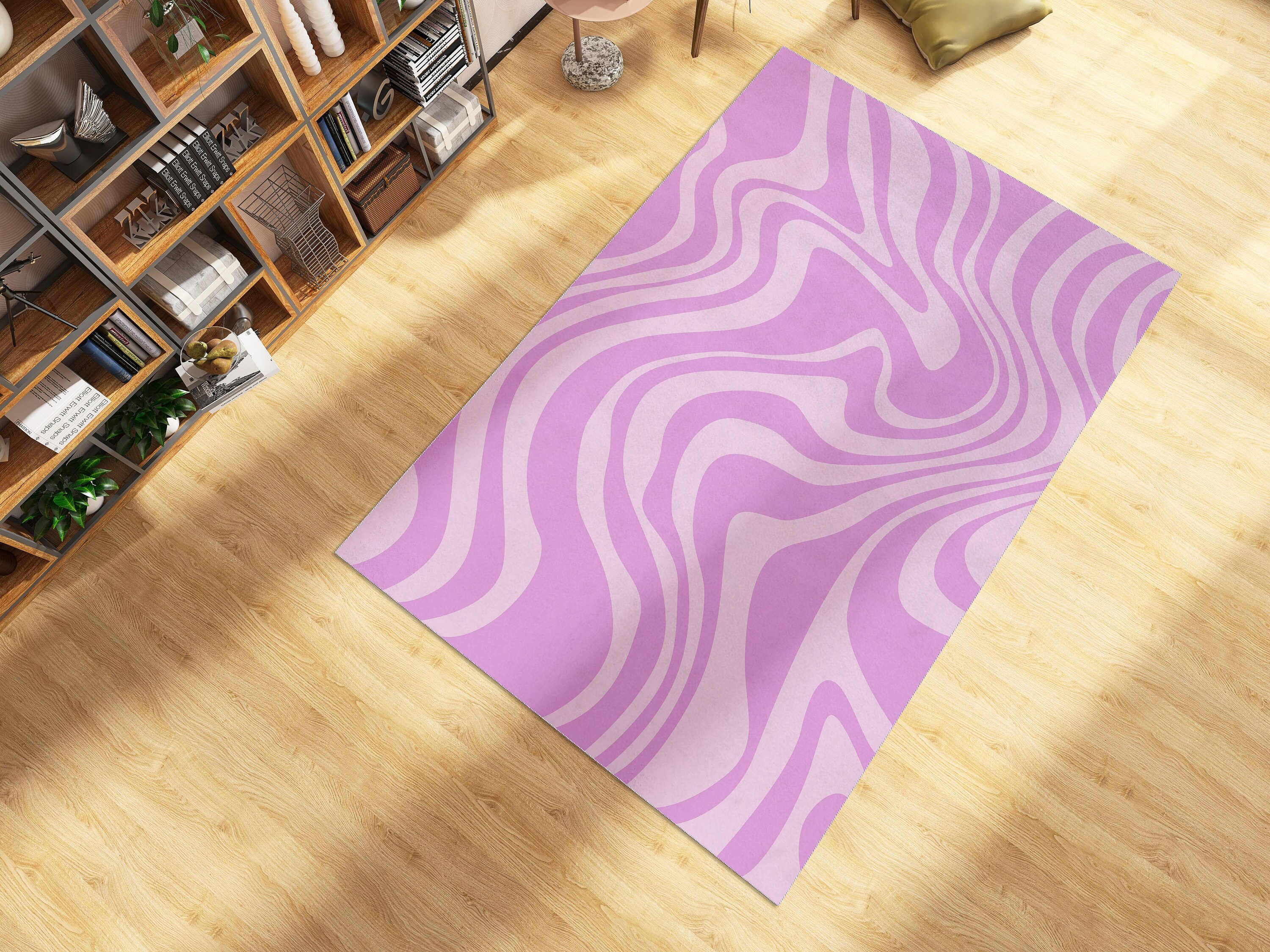 Hippie Personalized Area Rug for Boho Chic Living Room or Bedroom Decor - Image 4