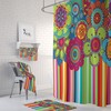 Hippie Wildflower Vintage Shower Curtain