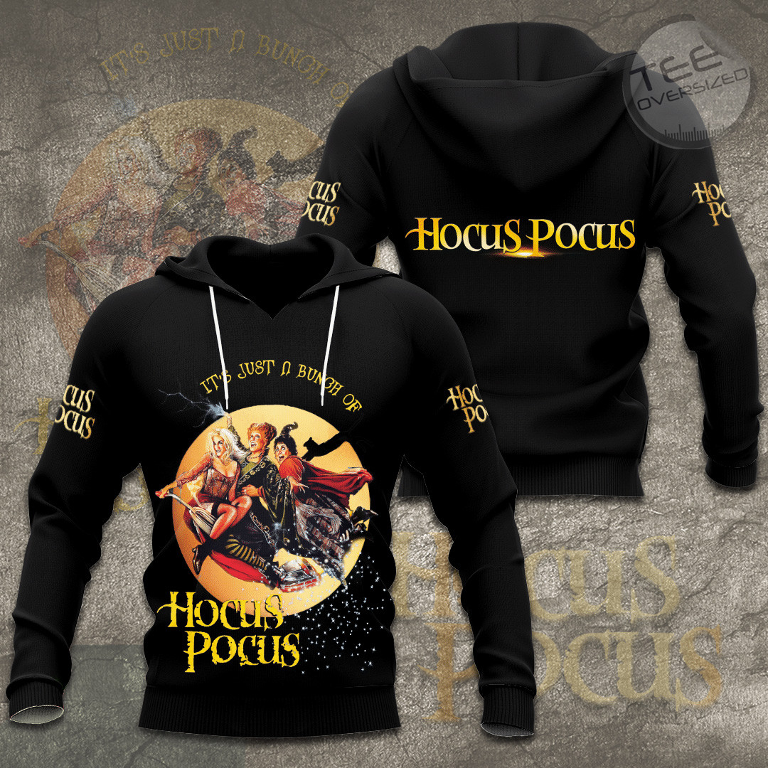 Hocus Pocus All Over Print Hoodie 3D, Halloween Gift