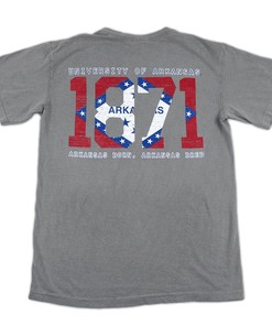 Hog 1871 Arkanas Flag T-Shirt Arkansas Razorbacks Hoodie Sweatshirt Shirt Gift For Ncaa Fans