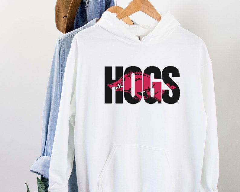 Hogs Hoodie Razorback Pullover For University Of Arkansas Fans - Image 2