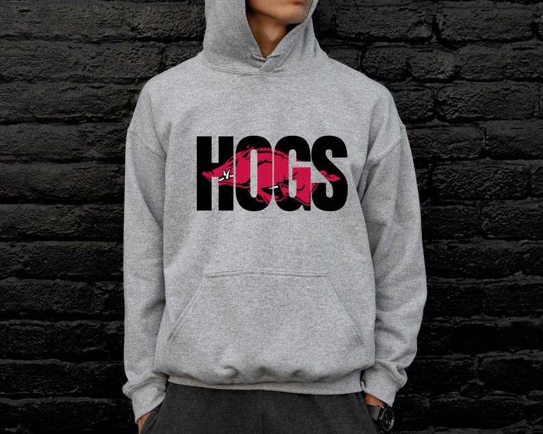Hogs Hoodie Razorback Pullover For University Of Arkansas Fans - Image 4