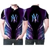 Holographic Yankees Logo Polo Shirt for True Fans of the Bronx Bombers