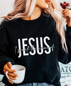 Holy Spirit Christian T-Shirt with Faith And Jesus Name Design