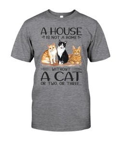 Home Is Where My Cats Are T-Shirt - Celebrate Your Feline Family