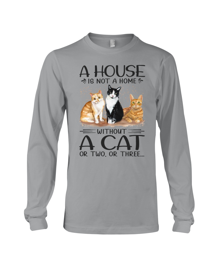 Home Is Where My Cats Are T-Shirt - Celebrate Your Feline Family - Image 3