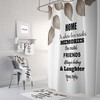 Home Is Where Shower Curtain Set with Optional Bath Mat and Towels for a Cozy and Welcoming Bathroom Decor
