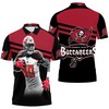 Honor Michael Clayton's Legacy with a Tampa Bay Buccaneers Michael Clayton 80 3D All Over Print Polo Shirt