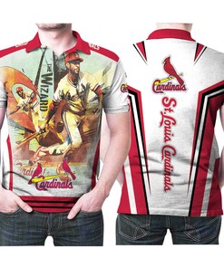 Honor Ozzie Smith And The St. Louis Cardinals With This Legend Player Mlb Baseball Team Polo Shirt