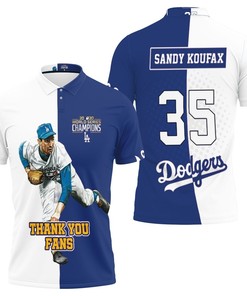 Honor the legendary Sandy Koufax La Dodgers with this 3D All Over Print Polo Shirt