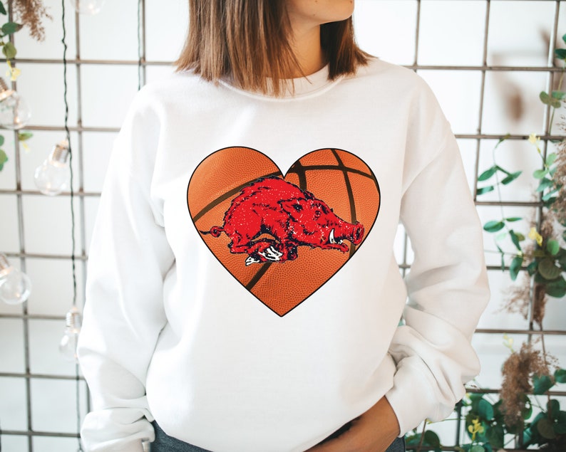 Hoop It Up With Arkansas Razorbacks Basketball Apparel Sweatshirt, Crewneck, Hoodie, And More - Image 4