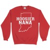 Hoosier Grandma Indiana Hoosier Nana Sweatshirt Grandma Sweatshirt Indiana Gifts For Grandma