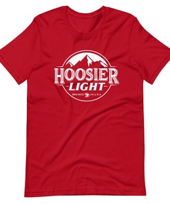 Hoosier Light Indiana University T-Shirt Lightweight Iu Hoosiers Shirt For Ncaa Fans