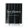 Hot Shower Funny Shower Curtain | Naked Shower Curtain | Modern Fabric Bathroom Decor | Luxury Shower Curtains