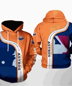Houston Astros All Over Print MLB Team 3D Hoodie Zipper